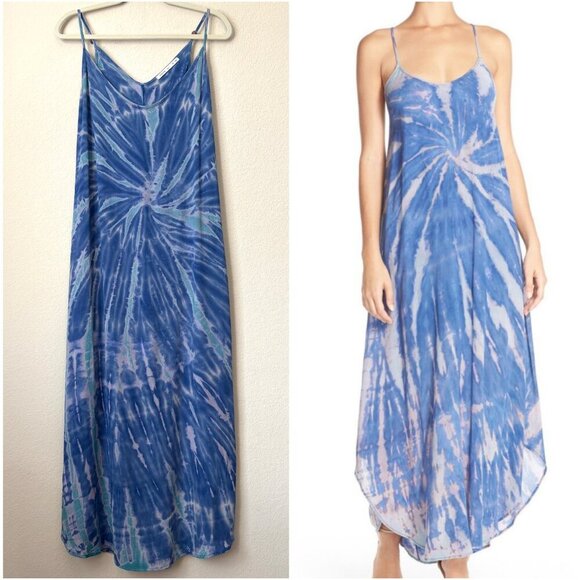 Fraiche By J Dresses & Skirts - Fraiche by J Boho Tie Dye Print Maxi Length Dress Beachy Coastal